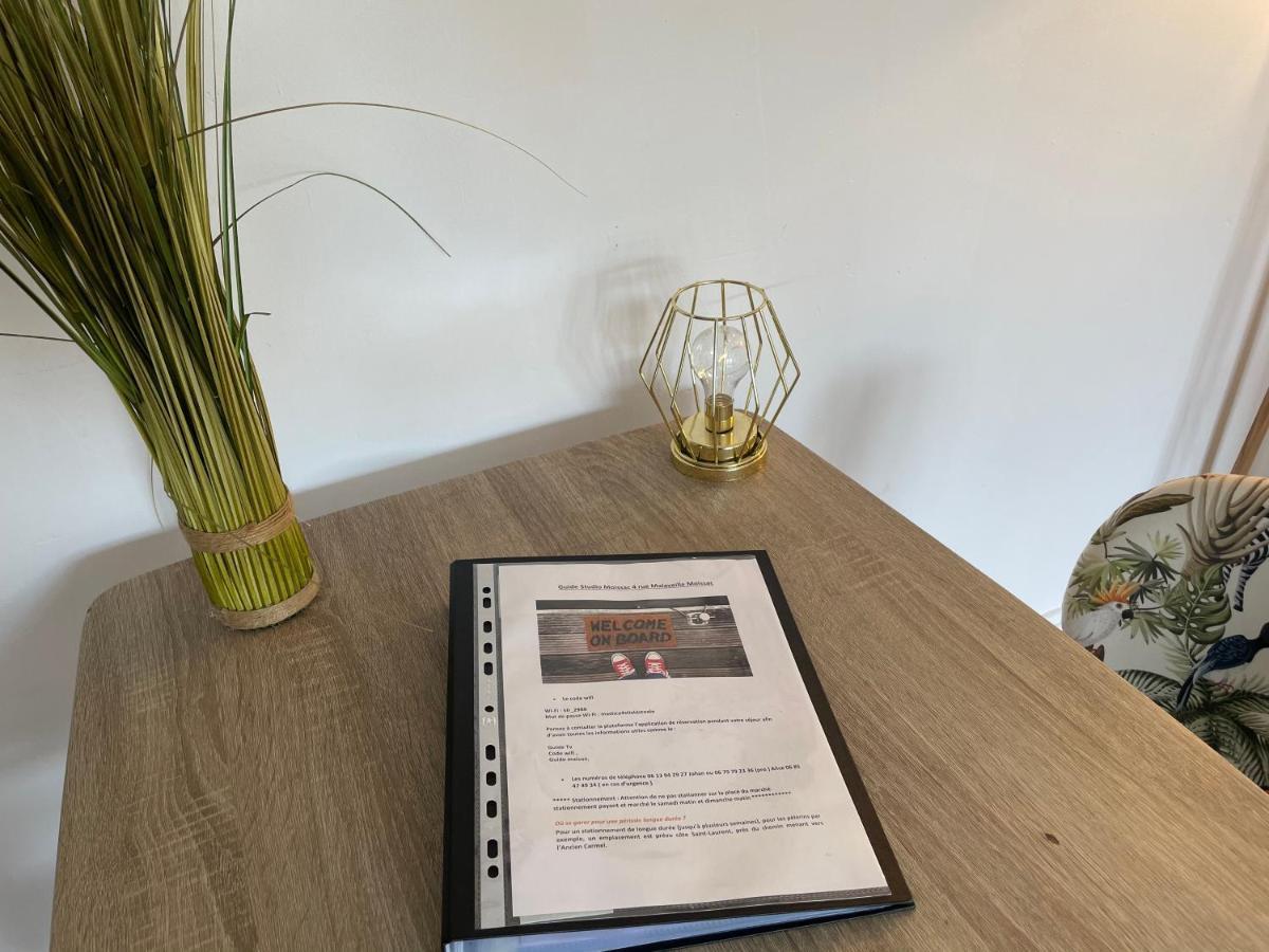 Appartement Entier Moissac Centre 30 M2 Calme Avec Cour Interieure Pour Velos A 50M Du Marche De Moissac Kültér fotó